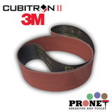 3M 784F CUBITRON II Cloth Belt 50mm x 1525mm (36+ Grit - 180+ Grit) Pack of 6