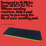 Backing Pad For Mirka DEOS 383CV EU 70mm x 198mm Sander - Made to Fit Mirka DEOS