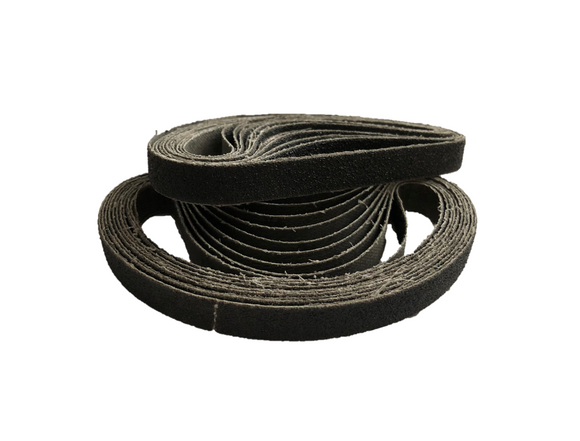 10 x 330mm Silicon Carbide File Sanding Belts - Packs of 10