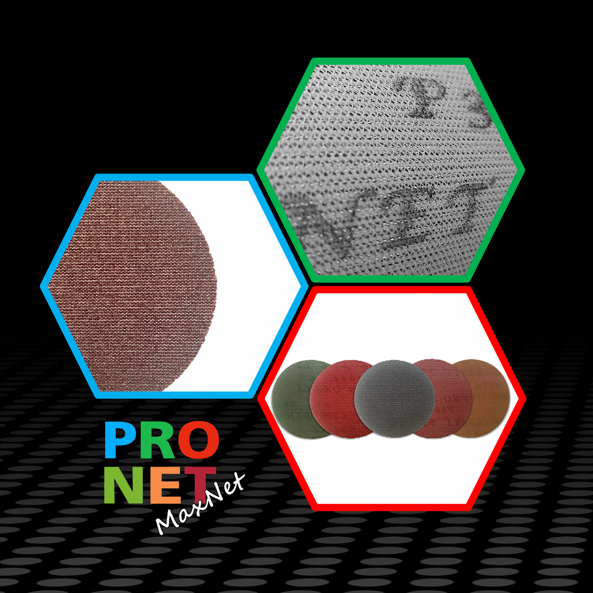 150mm (6 Inch) PRONET MaxNet Sanding Discs – PRONET Abrasives