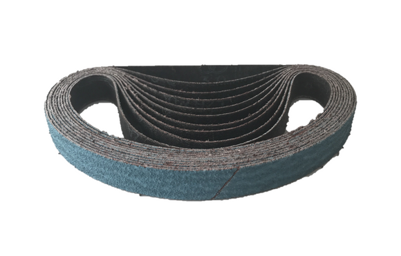 20mm x 520mm Zirconia File Sanding Belts - Packs of 10 (40 Grit-120 Grit)